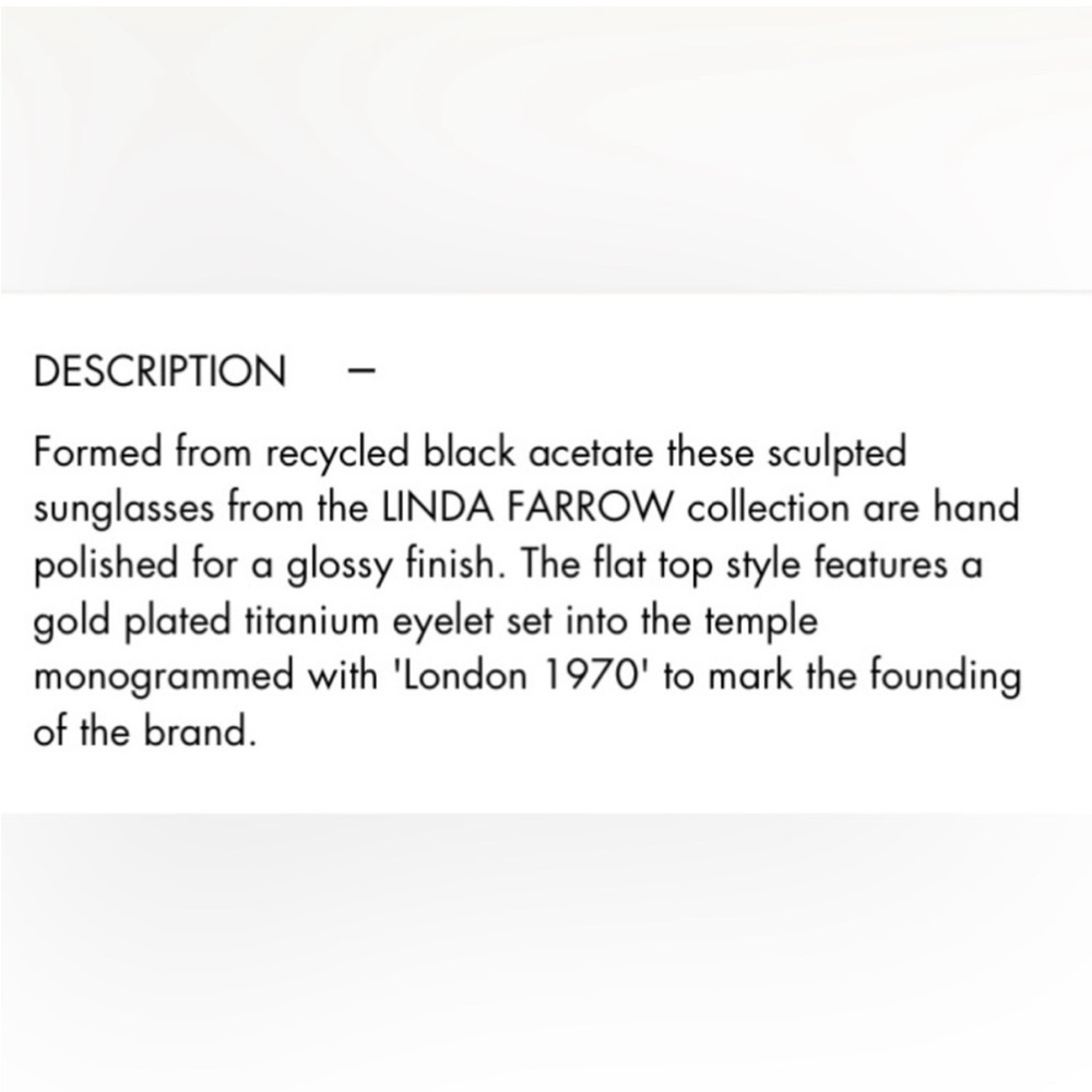 Linda Farrow Elodie oversize-frame sunglasses - Picture 9 of 9